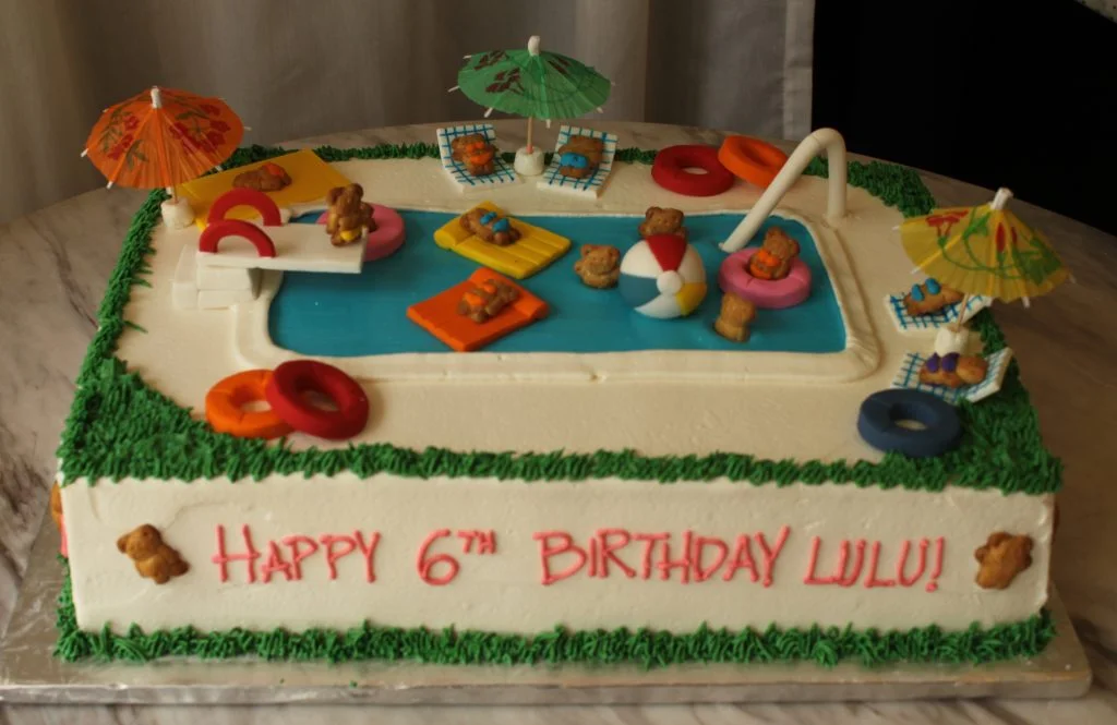 Pool Party Cake