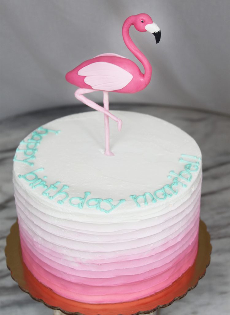 Pink Flamingo Cake