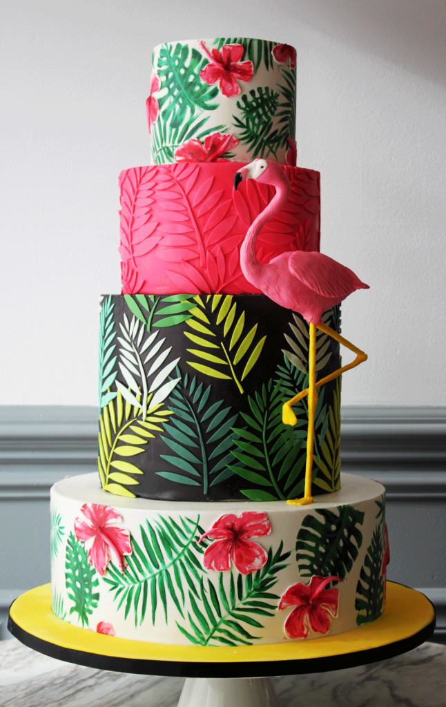 Fun Flamingo Cake