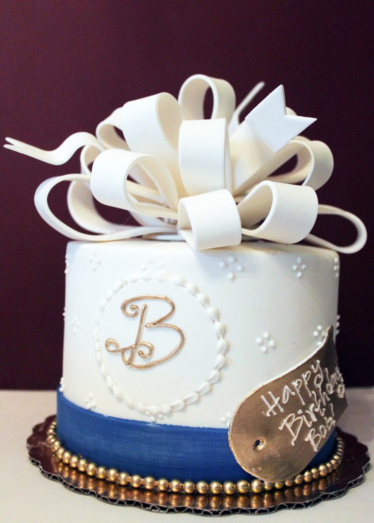 Fancy B Cake