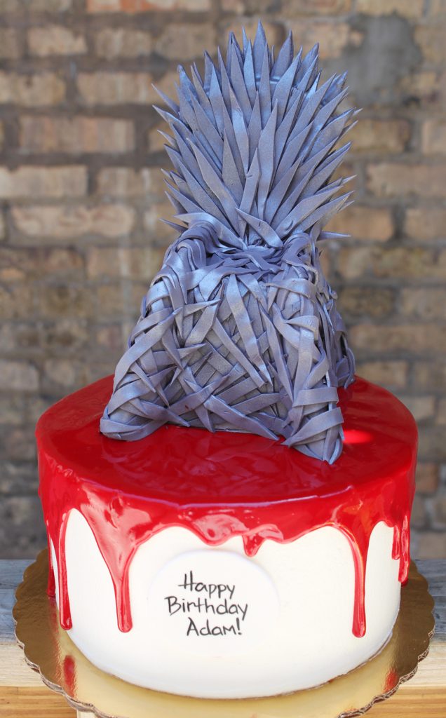 Game of Thrones Red Drip Cake