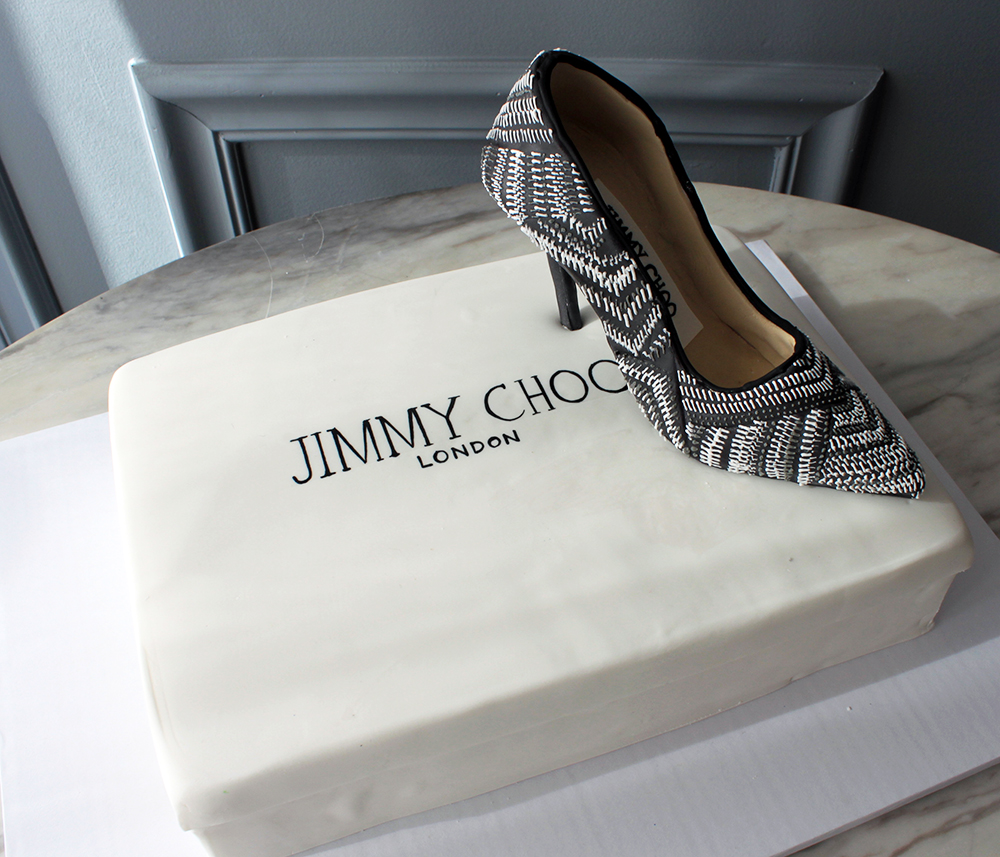 Jimmy Choo Shoe Cake