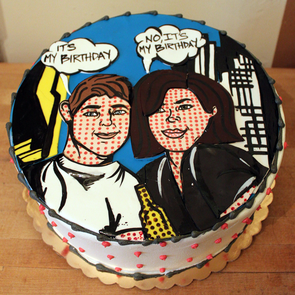 Liechtenstein Comic Cake