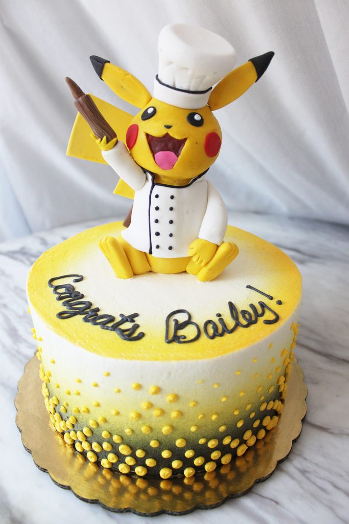 Pastry Chef Pikachu Cake