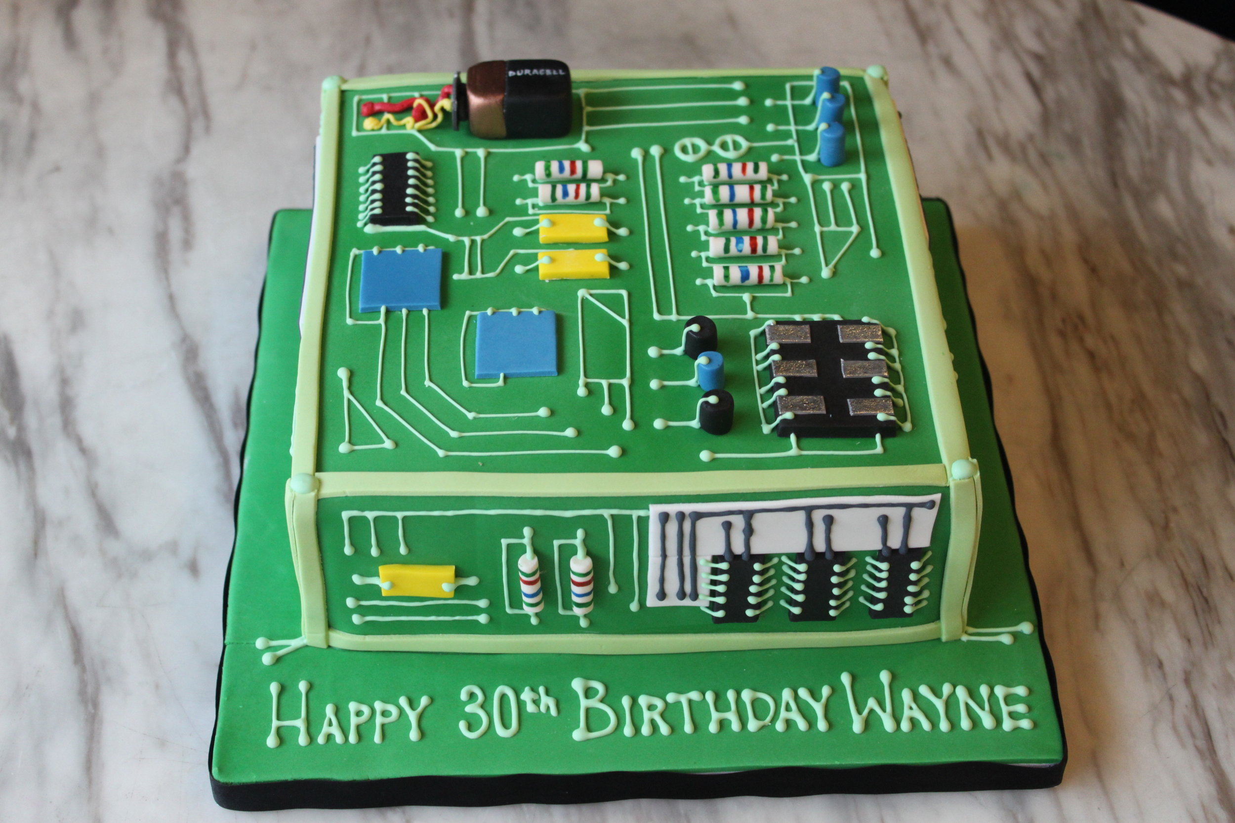 Computer Chip Cake