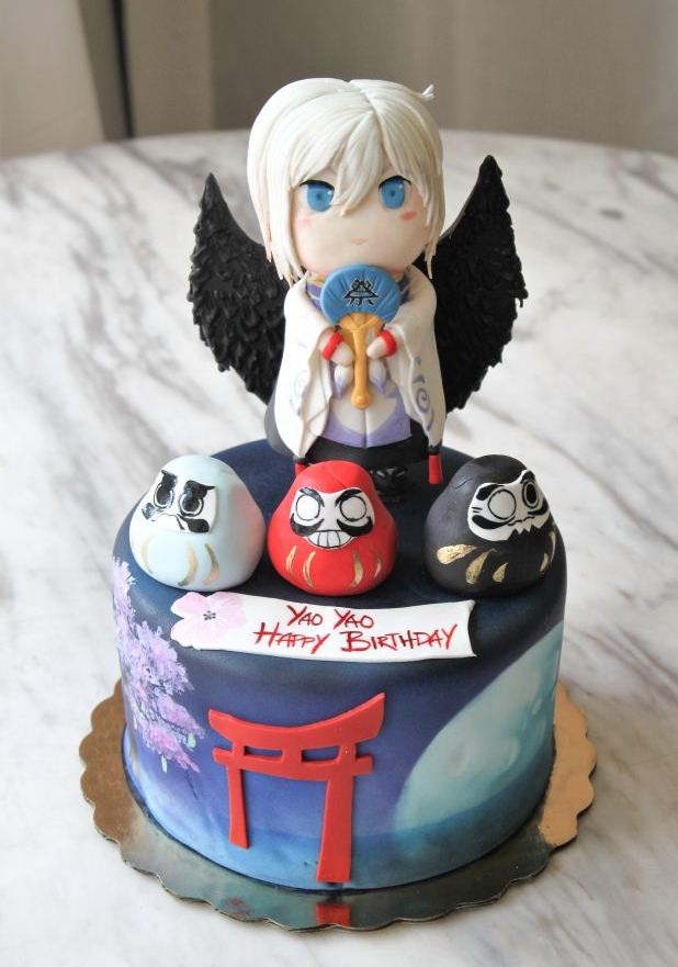 Anime Figurine Cake