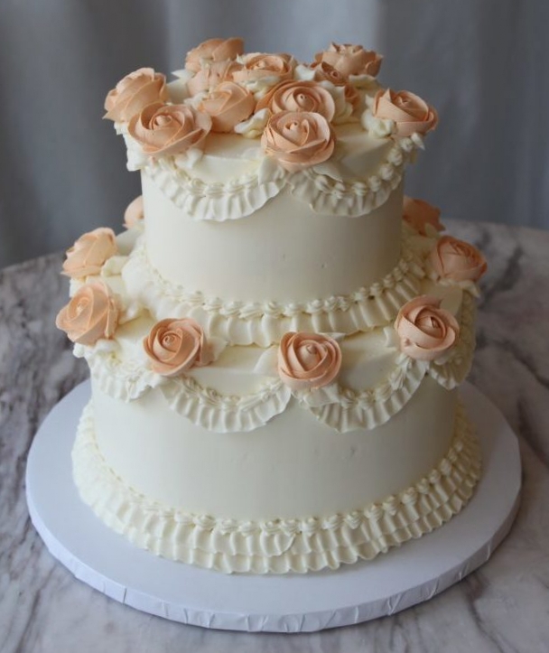 Blush Rose Cake