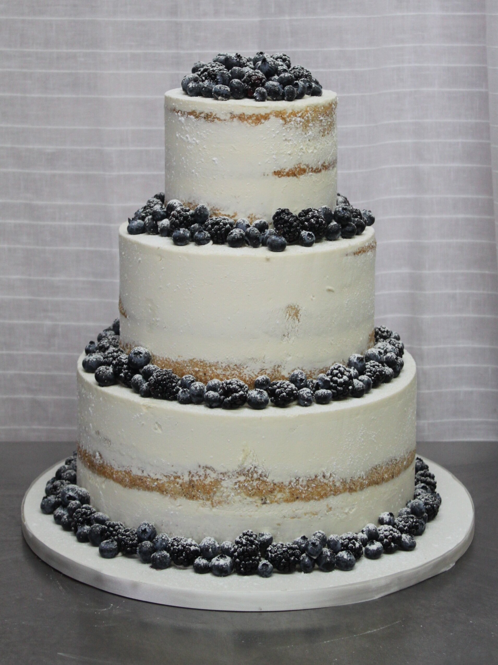 Semi-Naked with Blueberry Cake