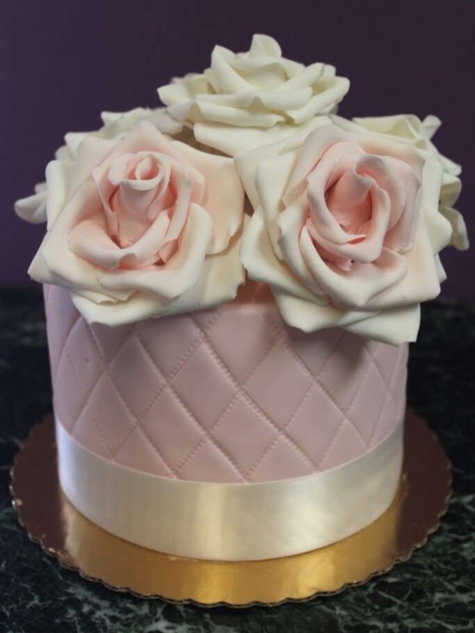 Blush Rose Cake