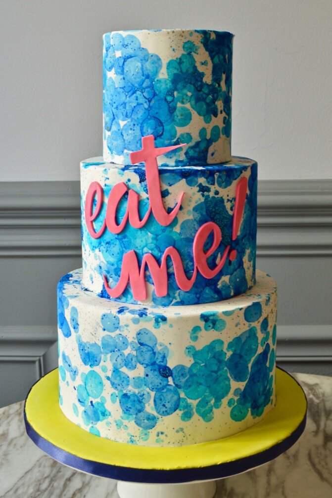 Eat Me Painted Cake