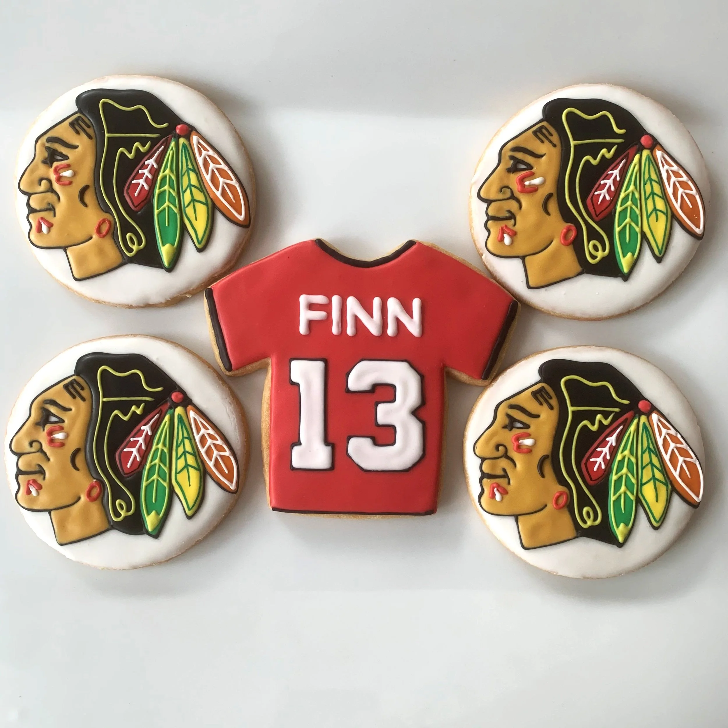 Blackhawks Cookies