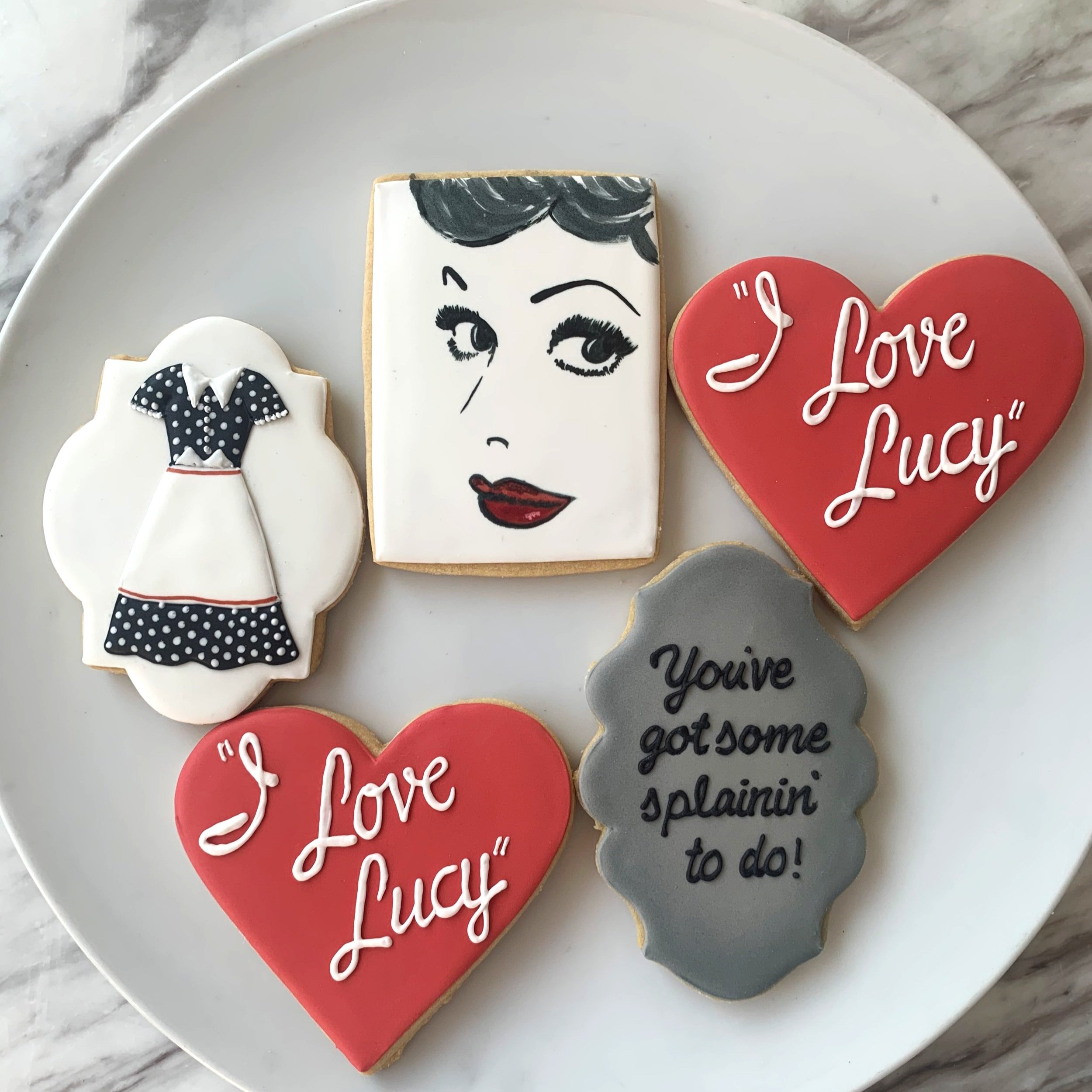 I love Lucy cookies