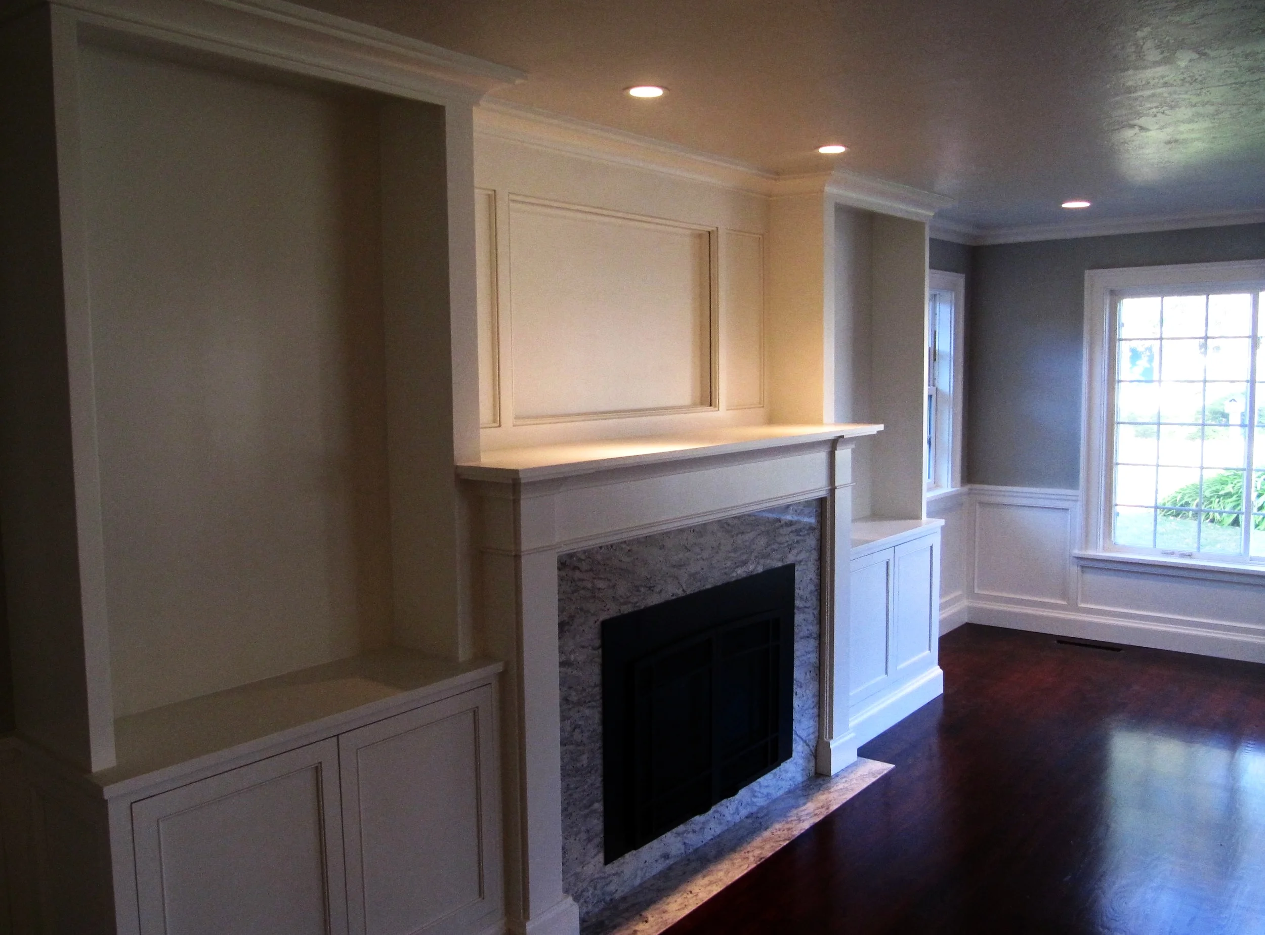 Built in and mantle