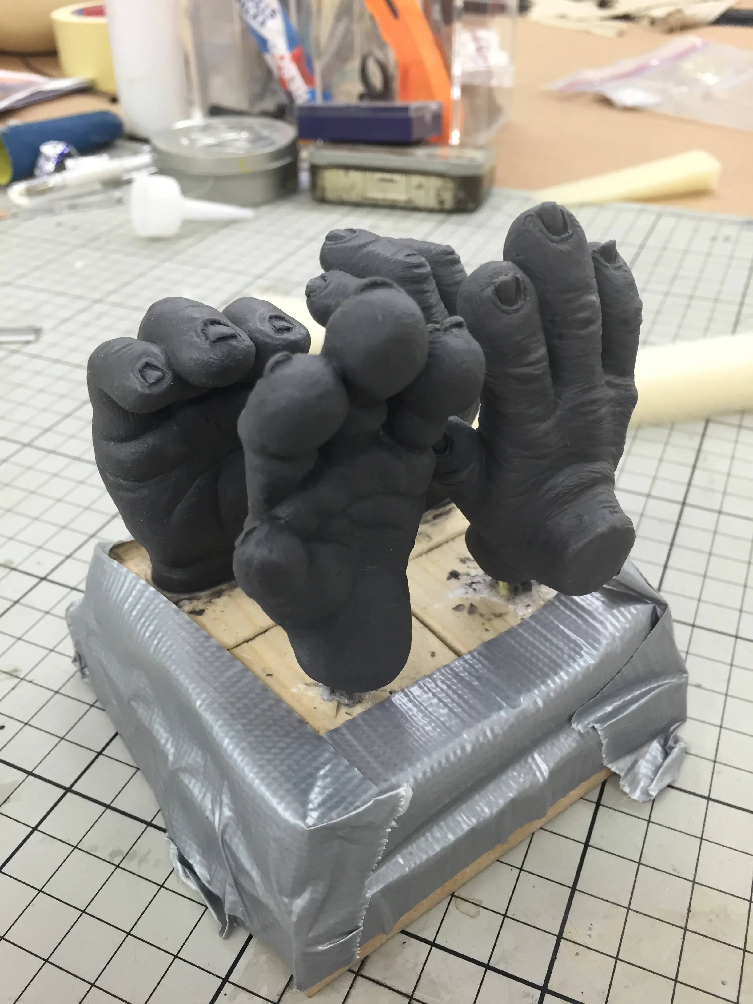 Creature foot sculpt. Practical effects &amp; creature fx by Stitches &amp; Glue