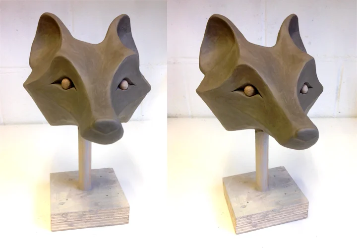 Fox head by London puppet designers Stitches and Glue