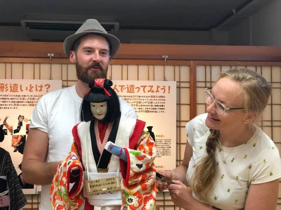 Bunraku Puppets made by Stitches and Glue