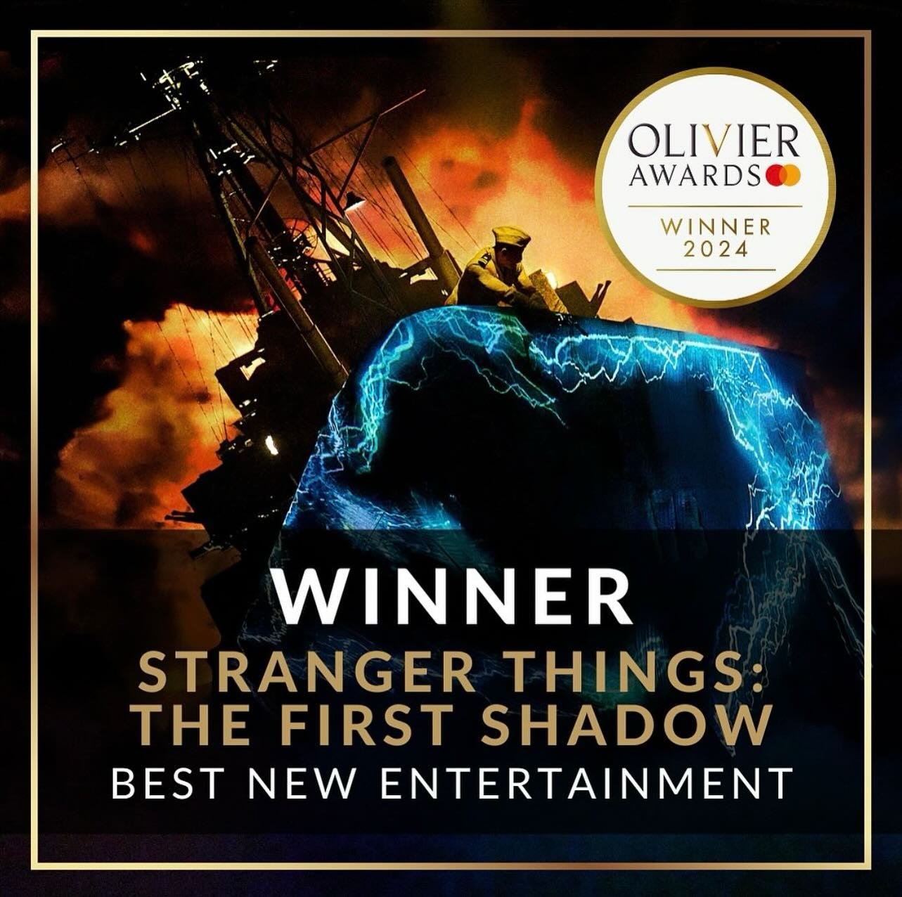 Woohoo! Stranger Things: The First Shadow has just WON the #OlivierAward for &lsquo;Best New Entertainment&rsquo; 2024 Huge congratulations to everyone that brought this monster to the stage! 👏🏻

CREATURE EFFECTS 👹 by us here @stitchesandglue 

#m