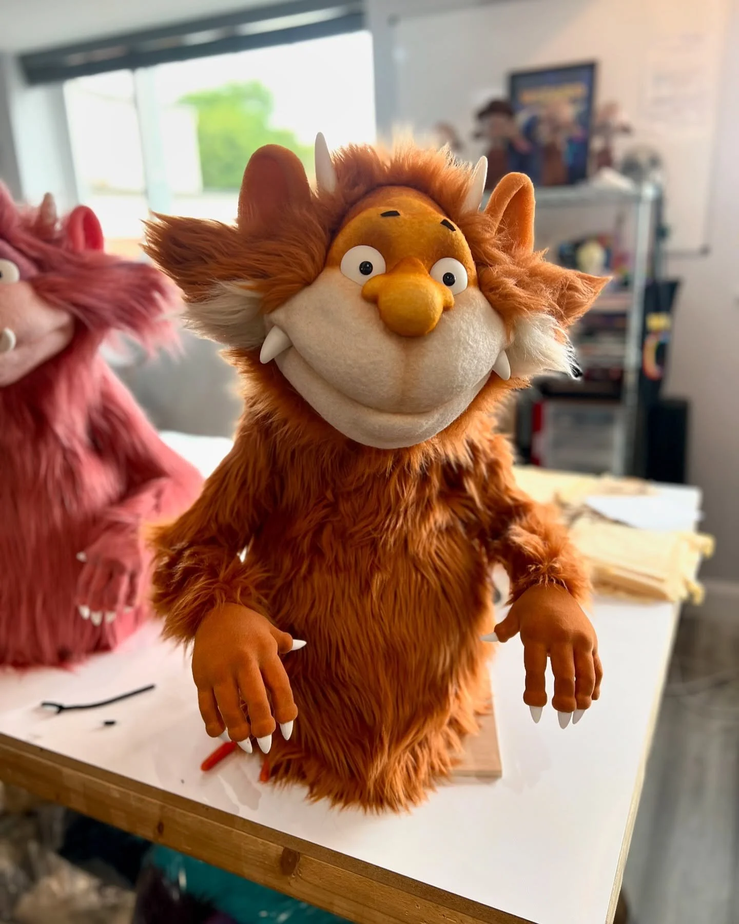 Another Furry distraction for your feed 👹 

Beastie puppet recently produced for @kristina.words_pictures @practically_perfect_pictures theatre show #sircharliestinkysocks coming later this year. Go give her a follow for further details and dates 

