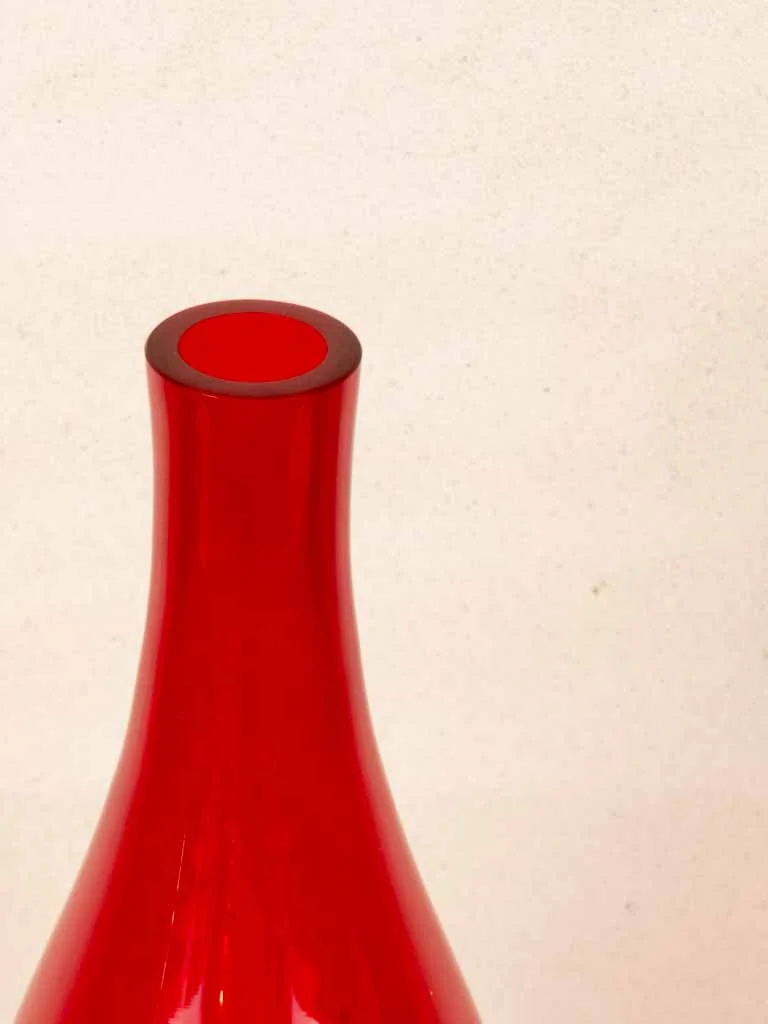 Jarrón rojo - Murano