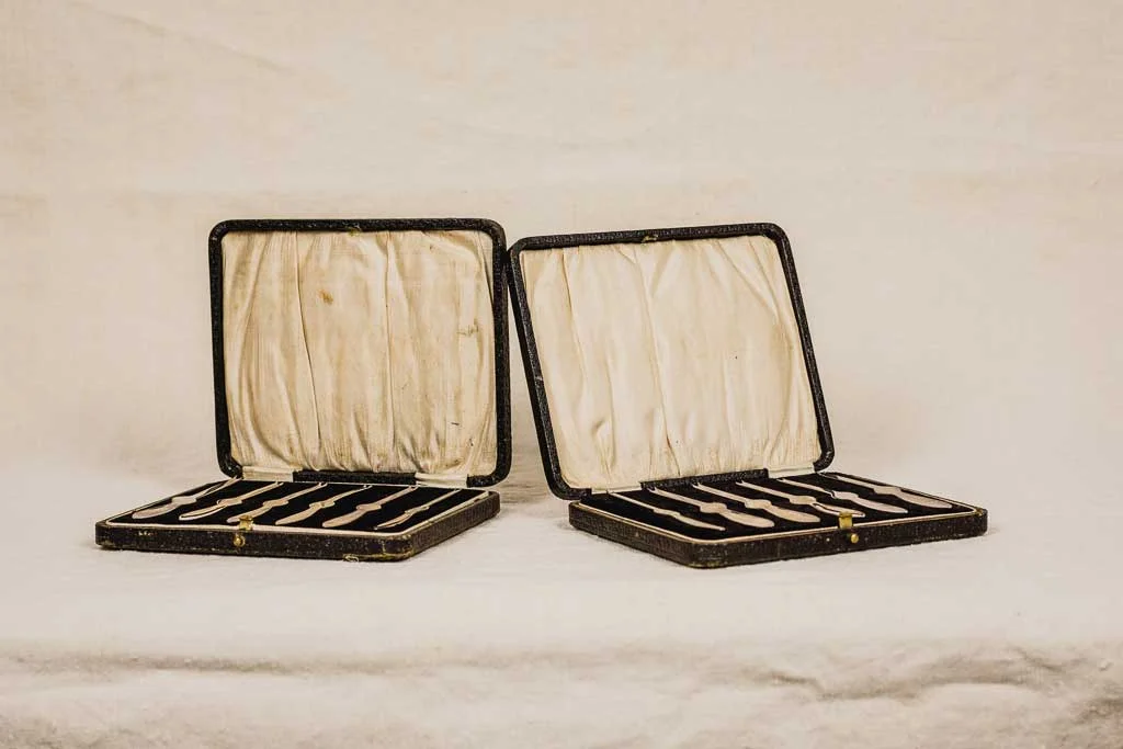 Tenedores para bogavante, plata 925 - Art deco