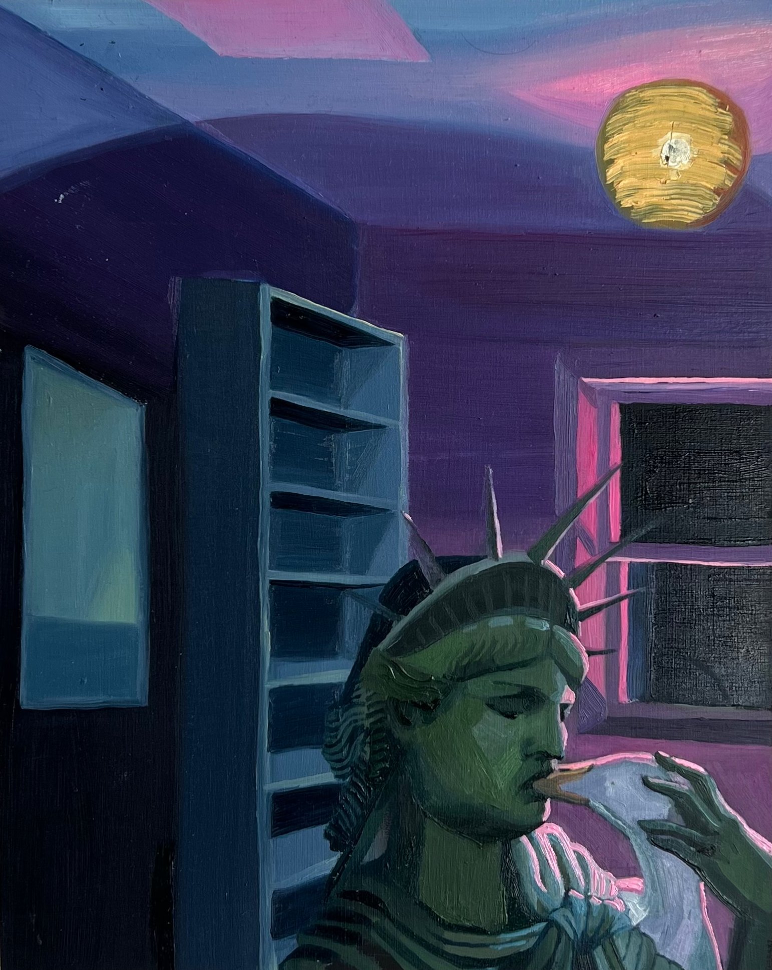 "Un beso perdonando sus extrañas formas"