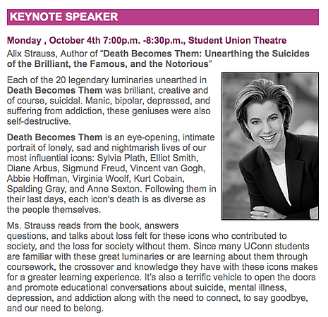 Suicide Prevention Event at the U of Connecticut