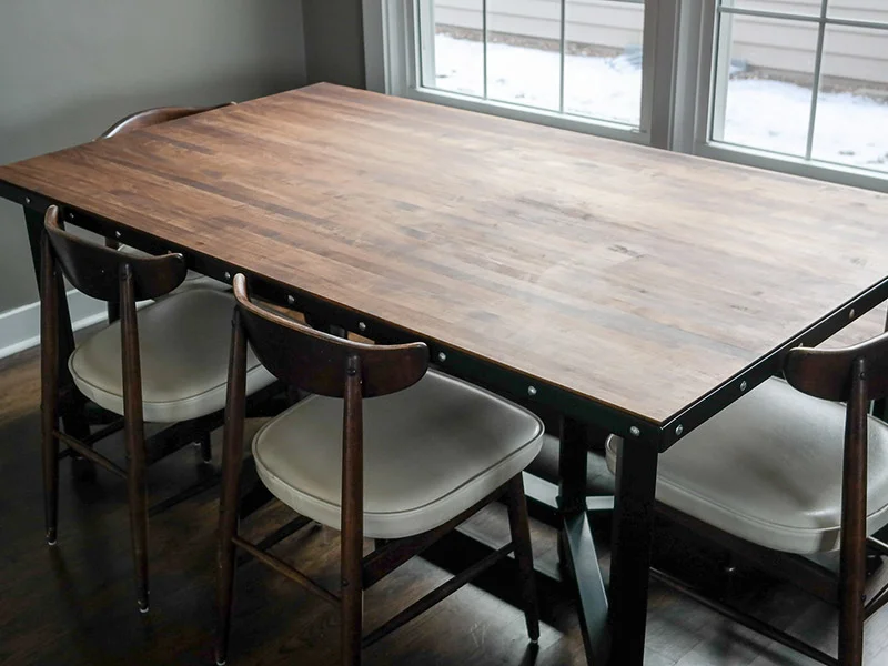 Custom Kitchen Table & Bench — Gear Grove