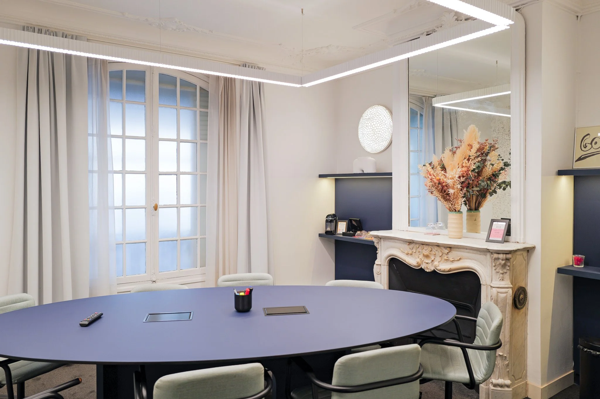 Meeting room at the TRIBE Paris Batignolles. Image: Dan Latif.