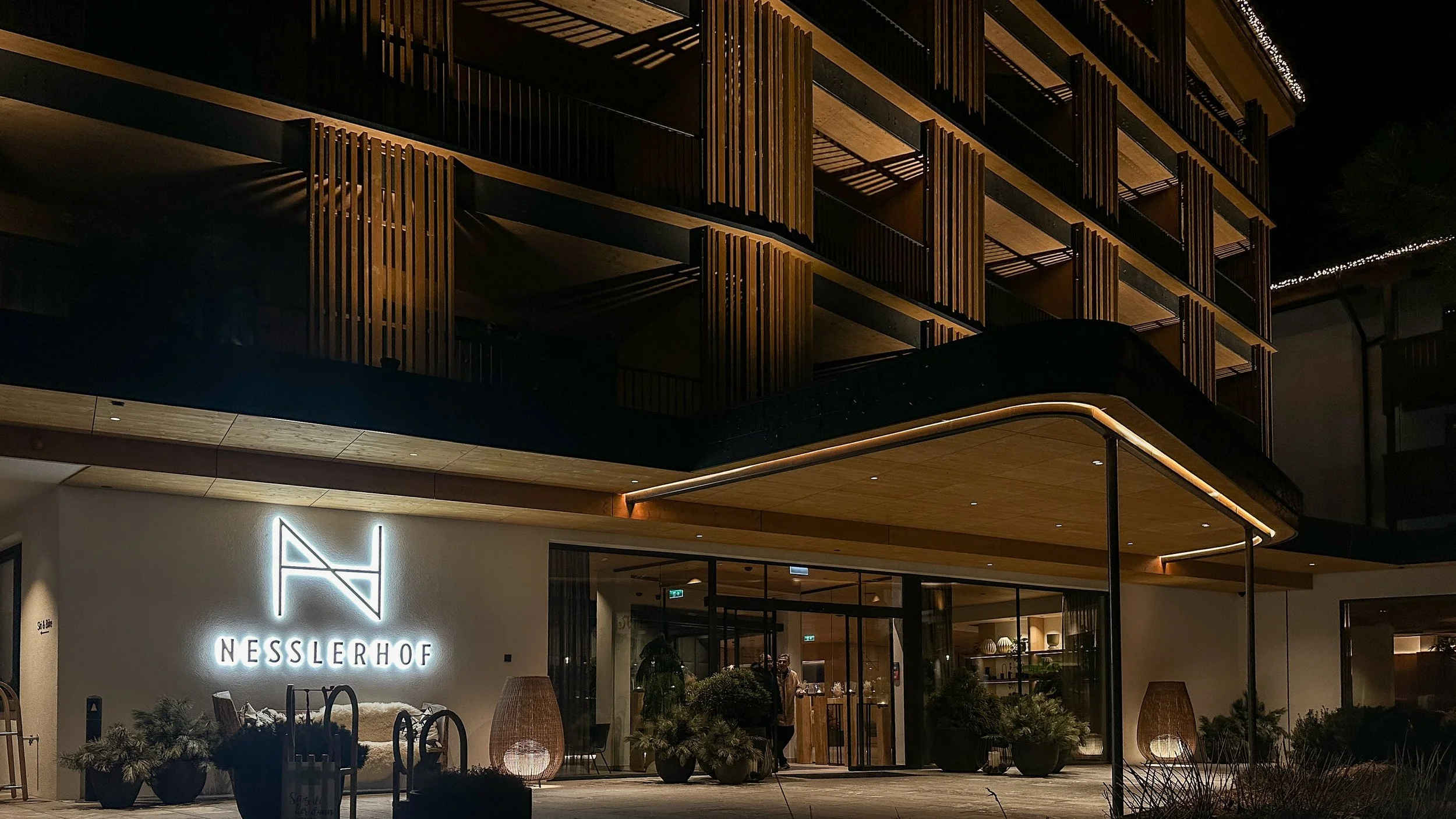 Exterior of Hotel Nesslerhof in the Austrian Alps. Image: Ben Schmidt.