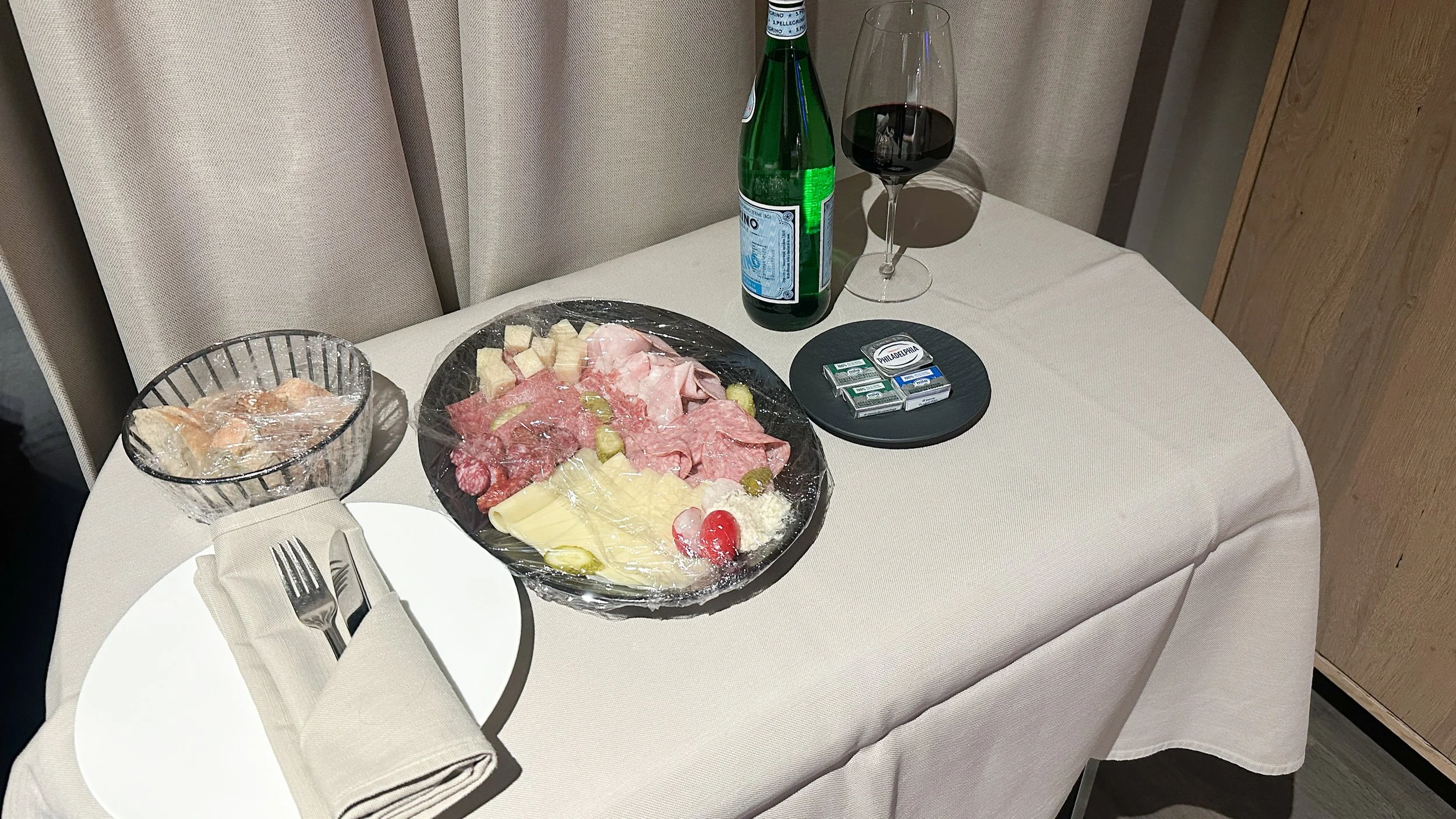 Welcome snack at Chalet Mirabell. Image: Ben Schmidt.