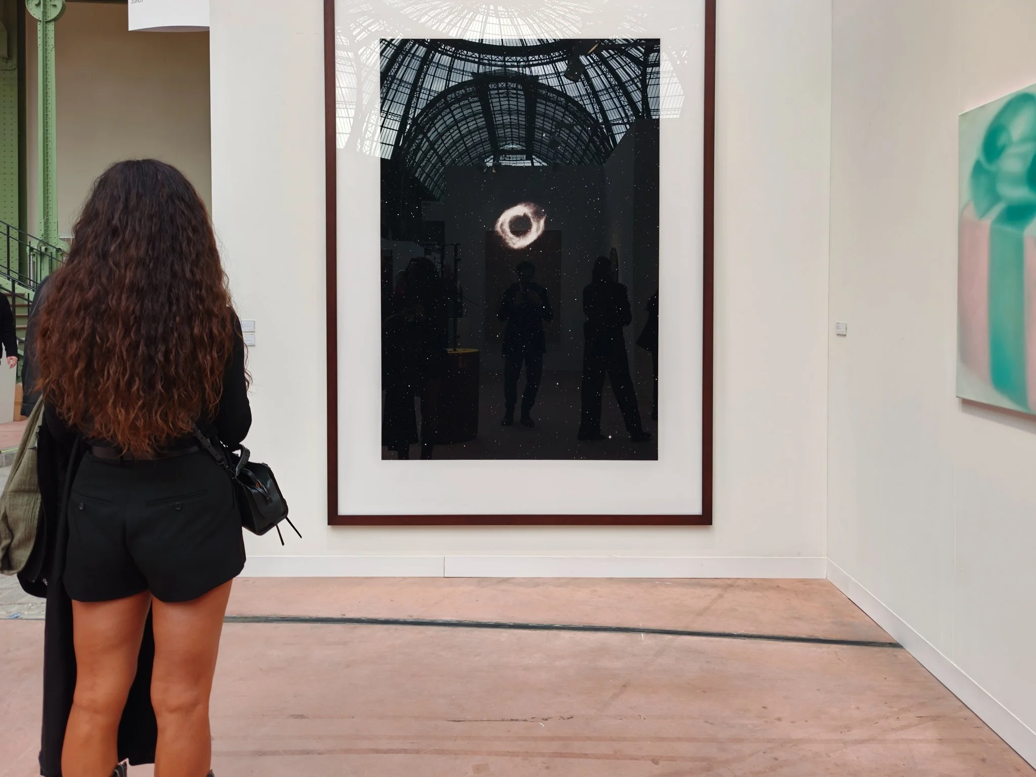 Thomas Ruff, 22h 24m/−20°, 1992 at Mai 36 Galerie. Chromogenic print, Diasec face mounting, 260 × 188 × 4 cm (framed). Image: Dan Latif.