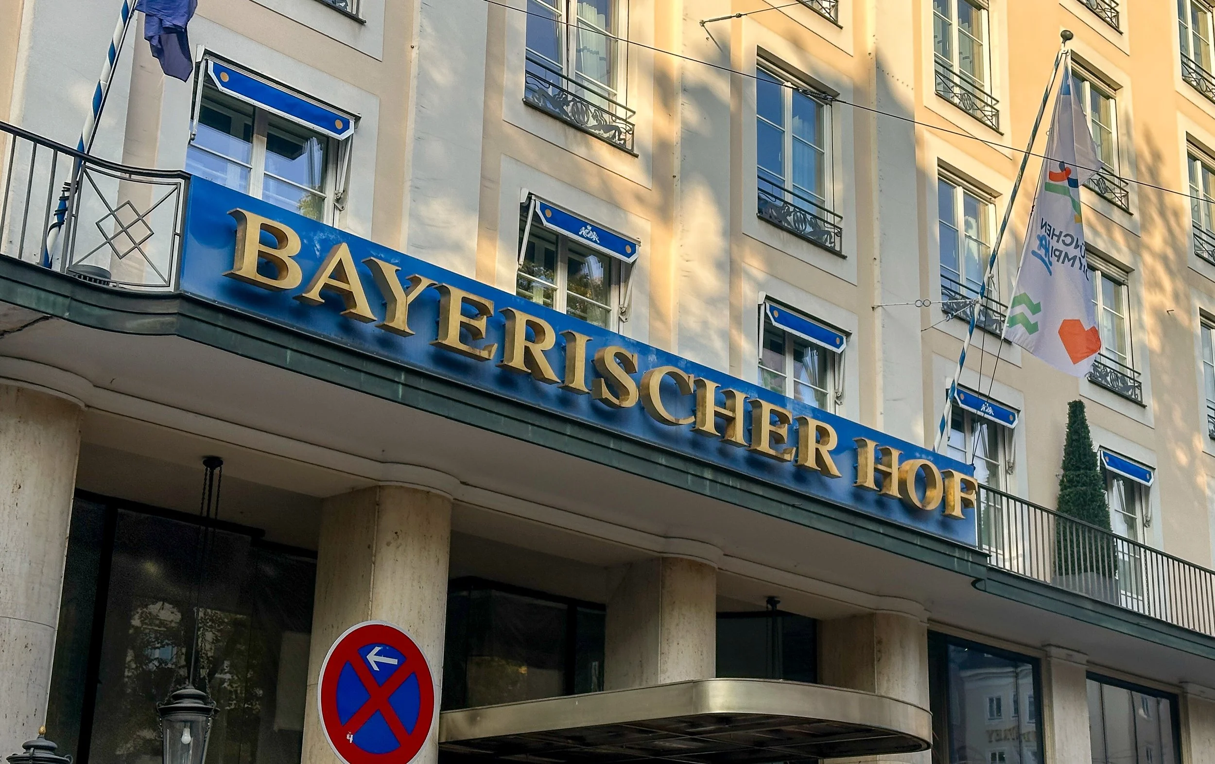 Hotel Bayerischer Hof exterior detail. Image: Ben Schmidt.