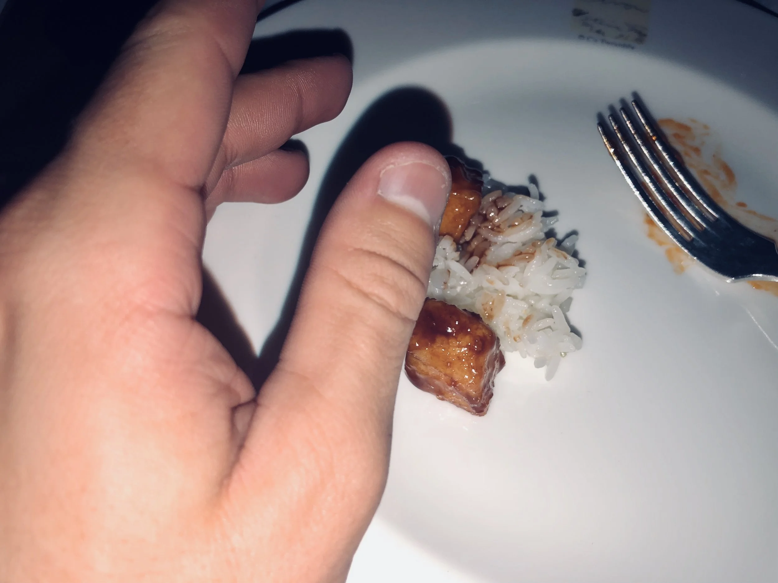 Hand near food (2018)