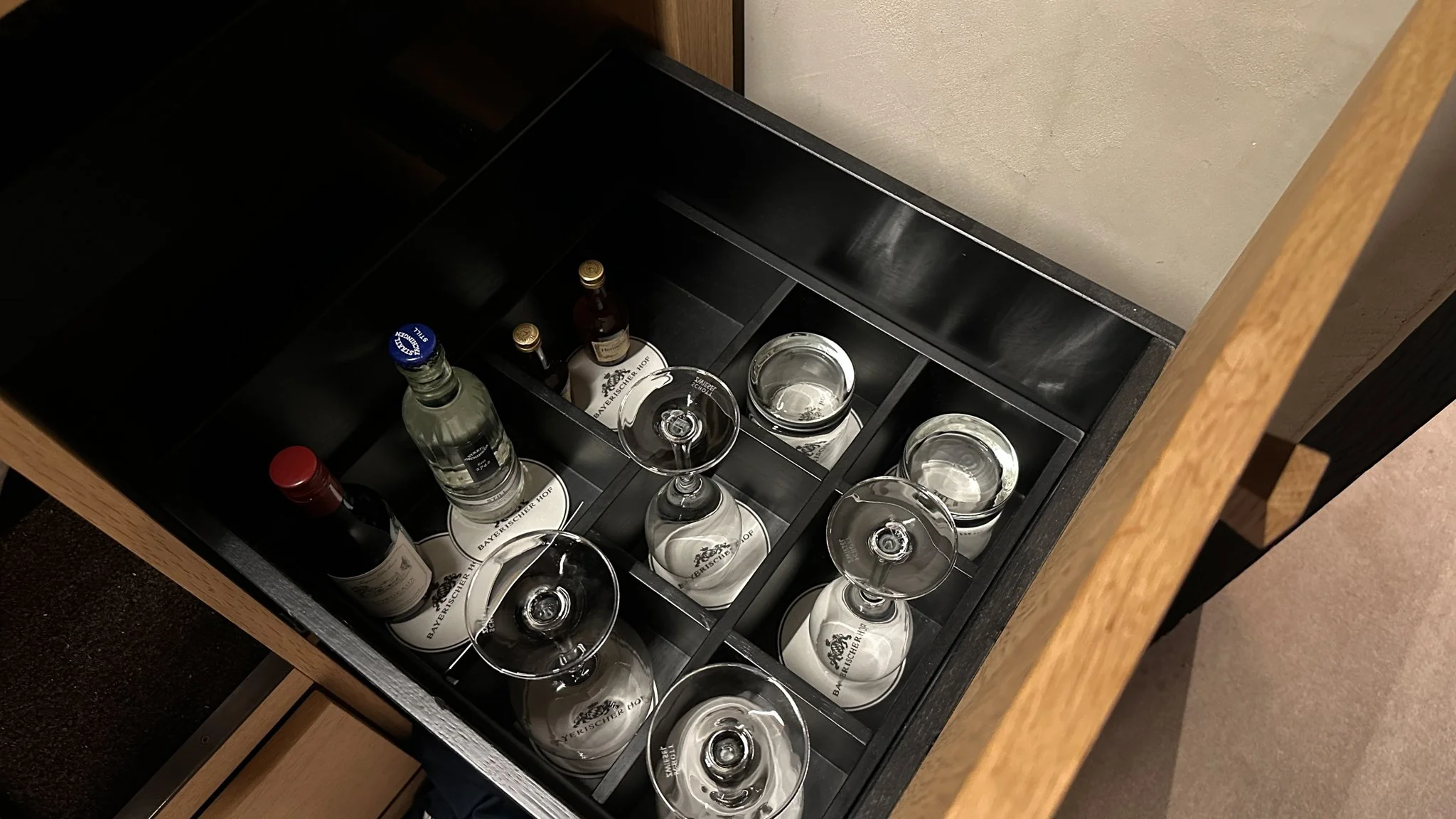 minibar detailes Hotel Bayerischer Hof Axel Vervoordt Deluxe Double Room. Image Ben Schmidt-2.jpg