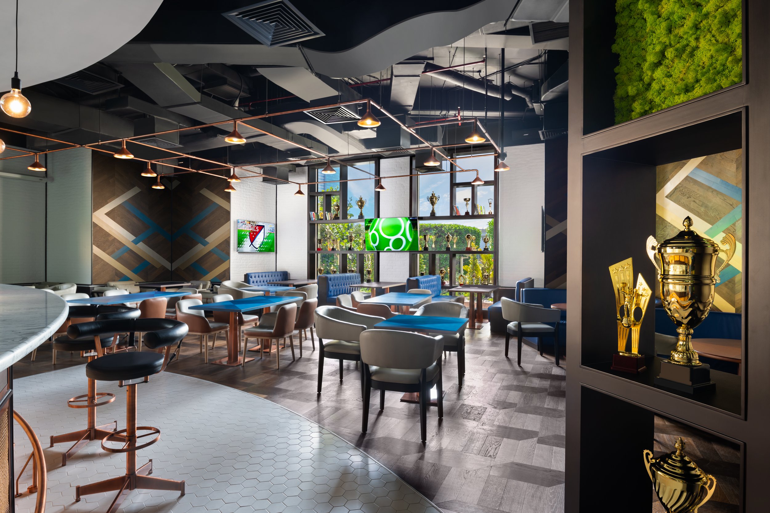 Trophy Room at the Fairmont Dubai. Image: Fairmont Dubai.