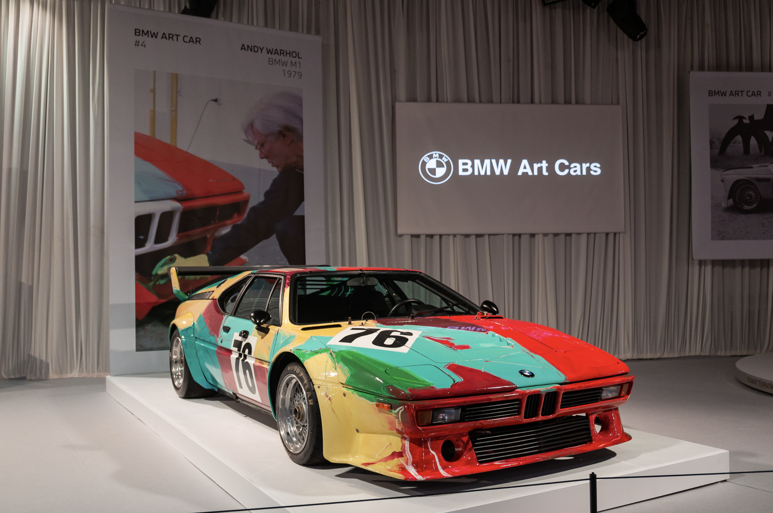BMW M1 ProCar Art Car by Andy Warhol (1979) at Rétromobile Paris 2026. Image: Julien Fautrat.