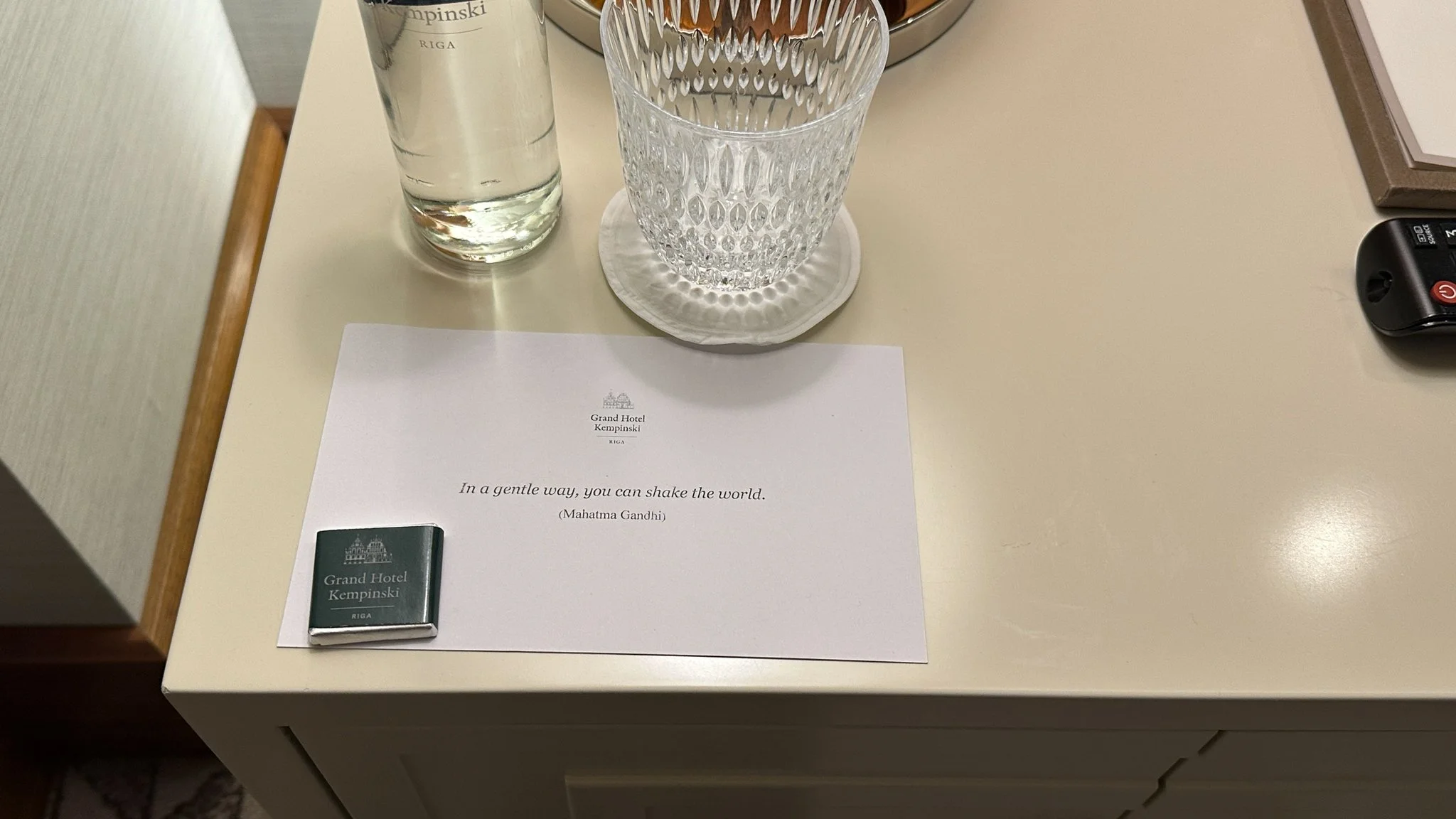 Grand Hotel Kempinski Riga Junior Suite turndown service. Image: Ben Schmidt.