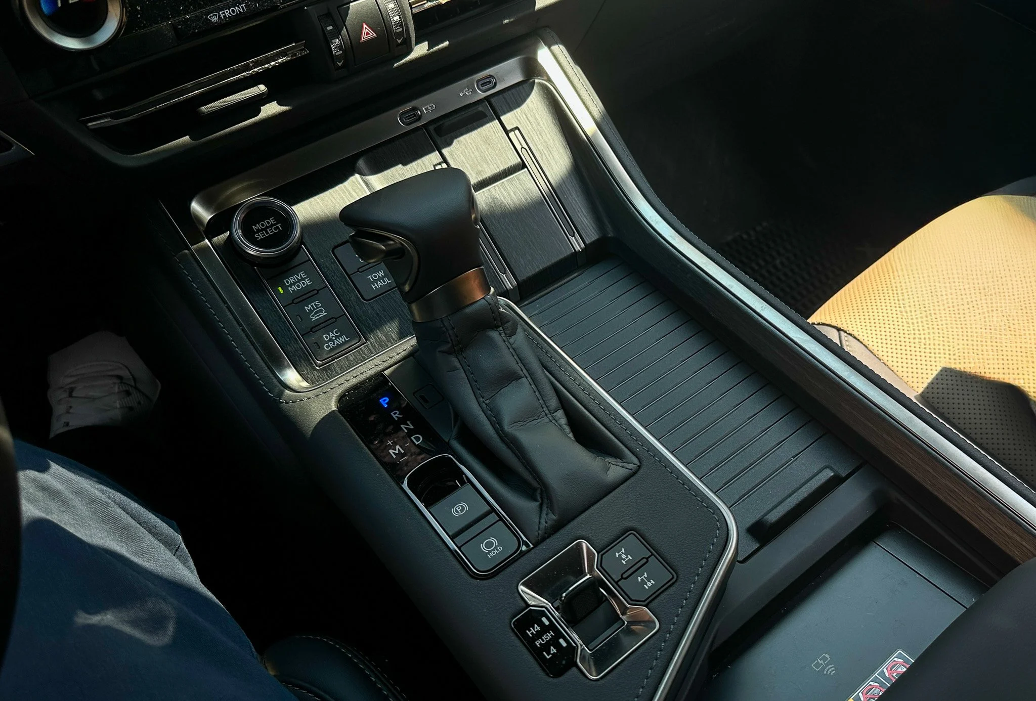 Driving Modes in 2026 Lexus GX 550 Overtrail+. Image: Ben Yamin Schmidt.