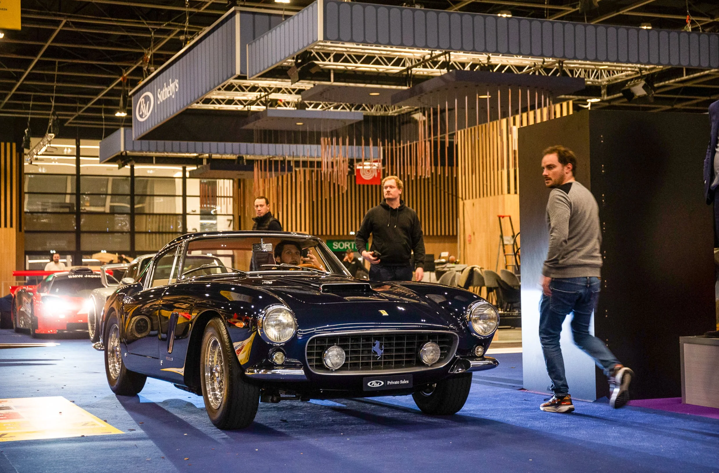 Ferrari 250 GT entering Rétromobile Paris 2026. Image: Julien Fautrat.