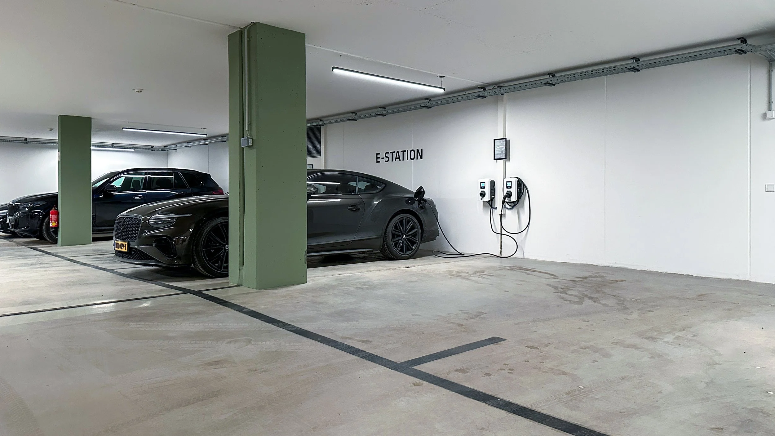 Underground parking at Hotel Nesslerhof in Austrian Alps. Image: Ben Schmidt.