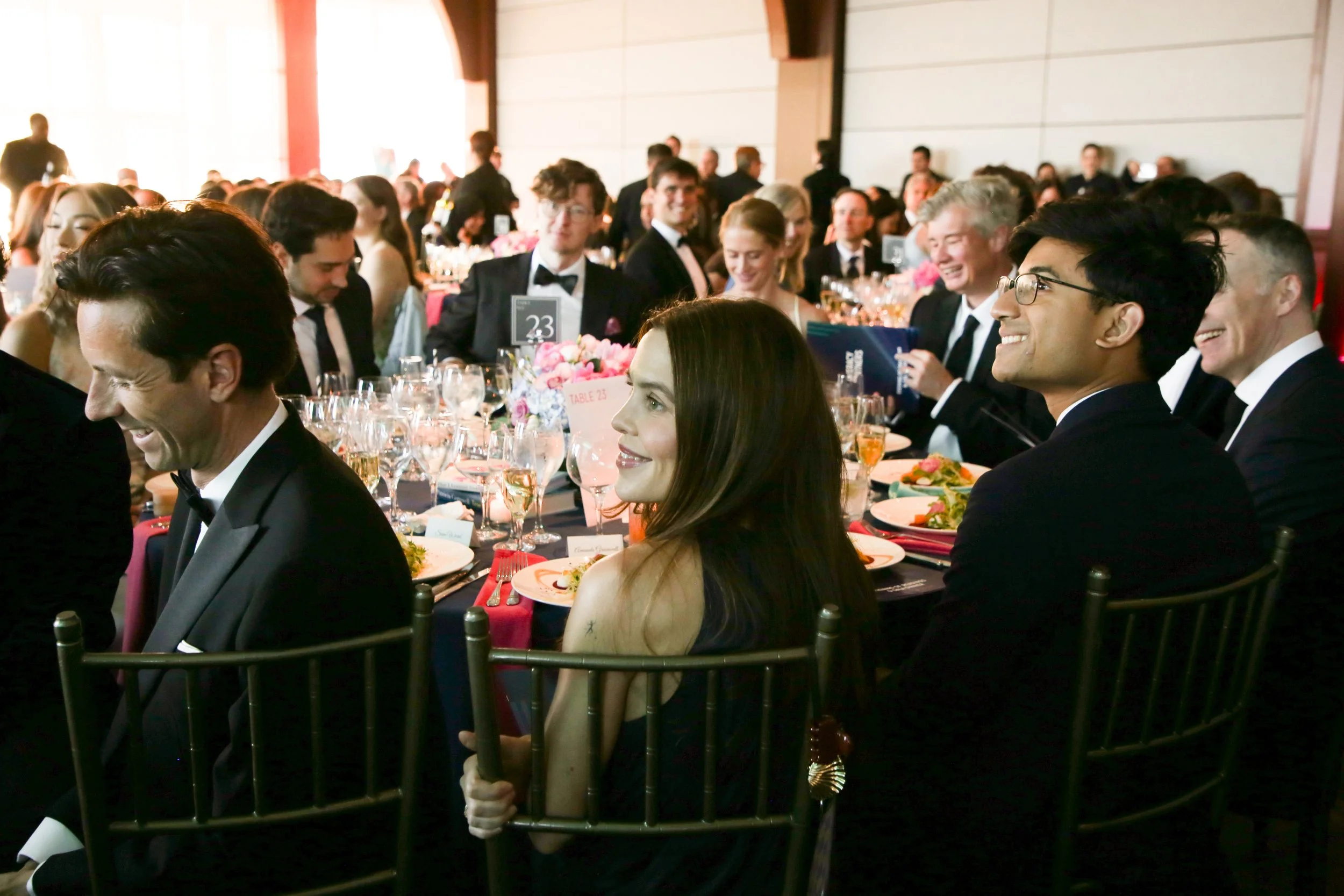 Guests attend Literacy Partners’ 40th Annual Evening of Readings & Gala Dinner. Image: Madeleine Thomas via BFA.