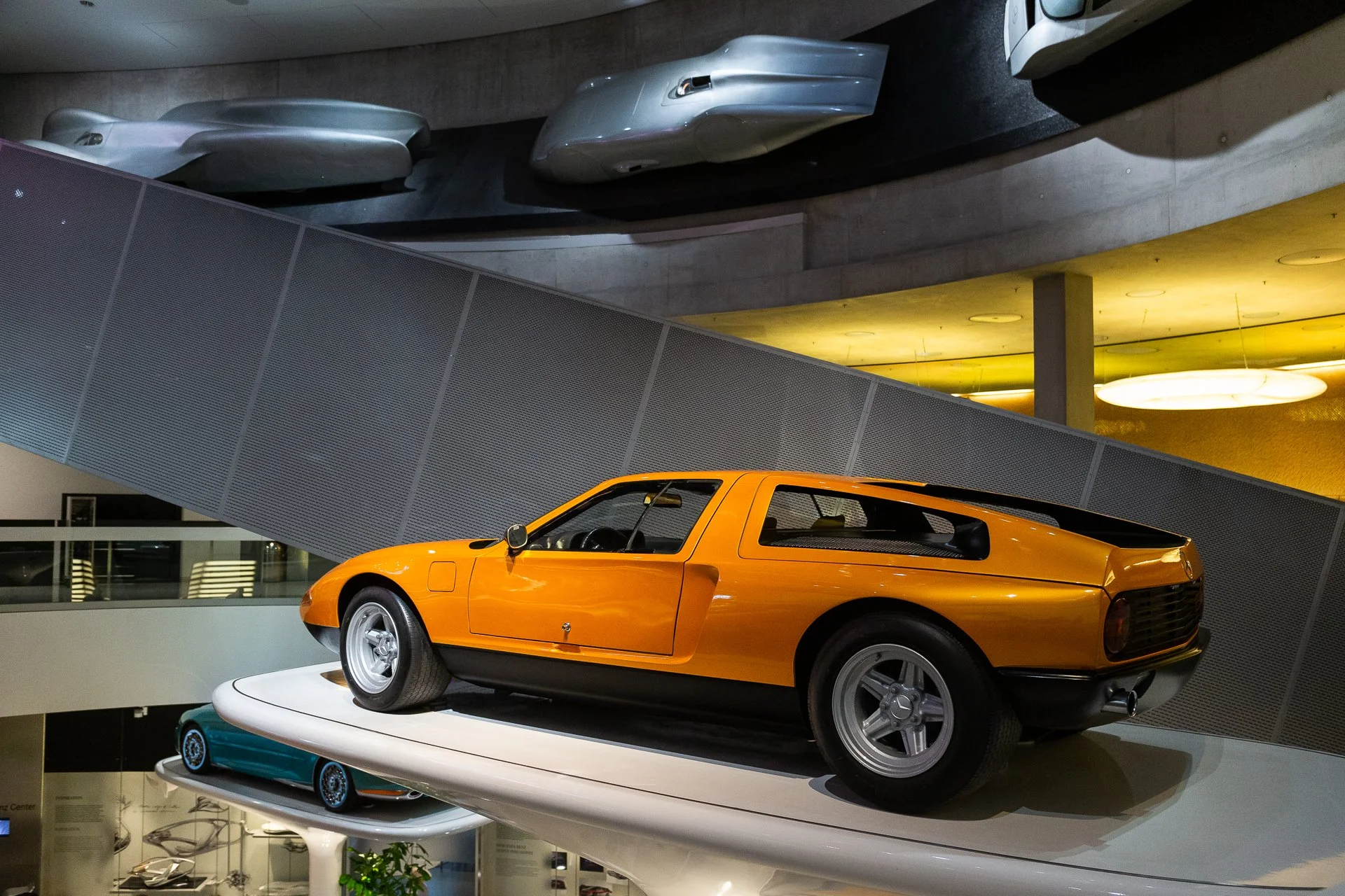 Mercedes-Benz C 111-II at the Mercedes-Benz Museum. Image: Julien Fautrat.