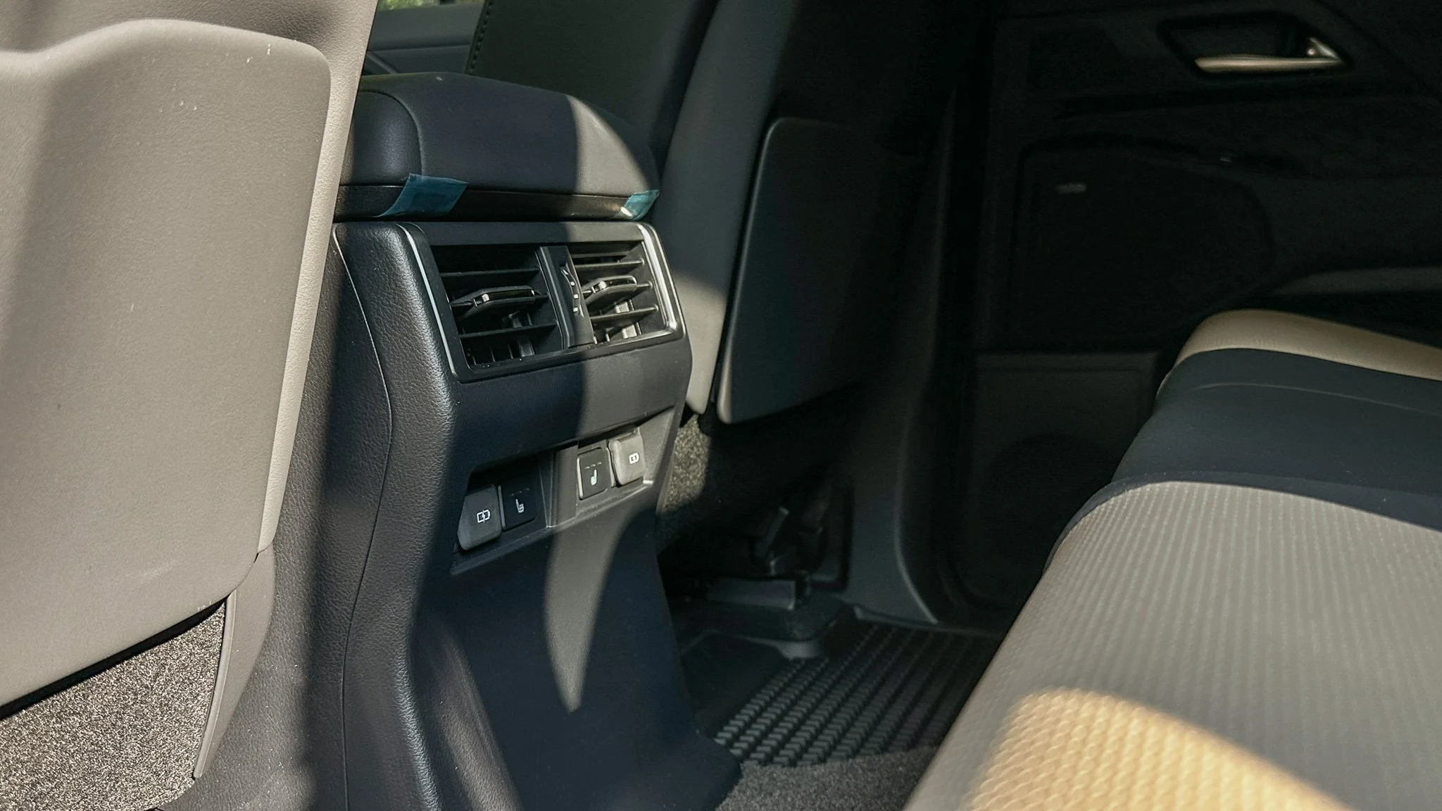 Rear Cabin in the 2026 Lexus GX 550 Overtrail+. Image: Ben Yamin Schmidt.