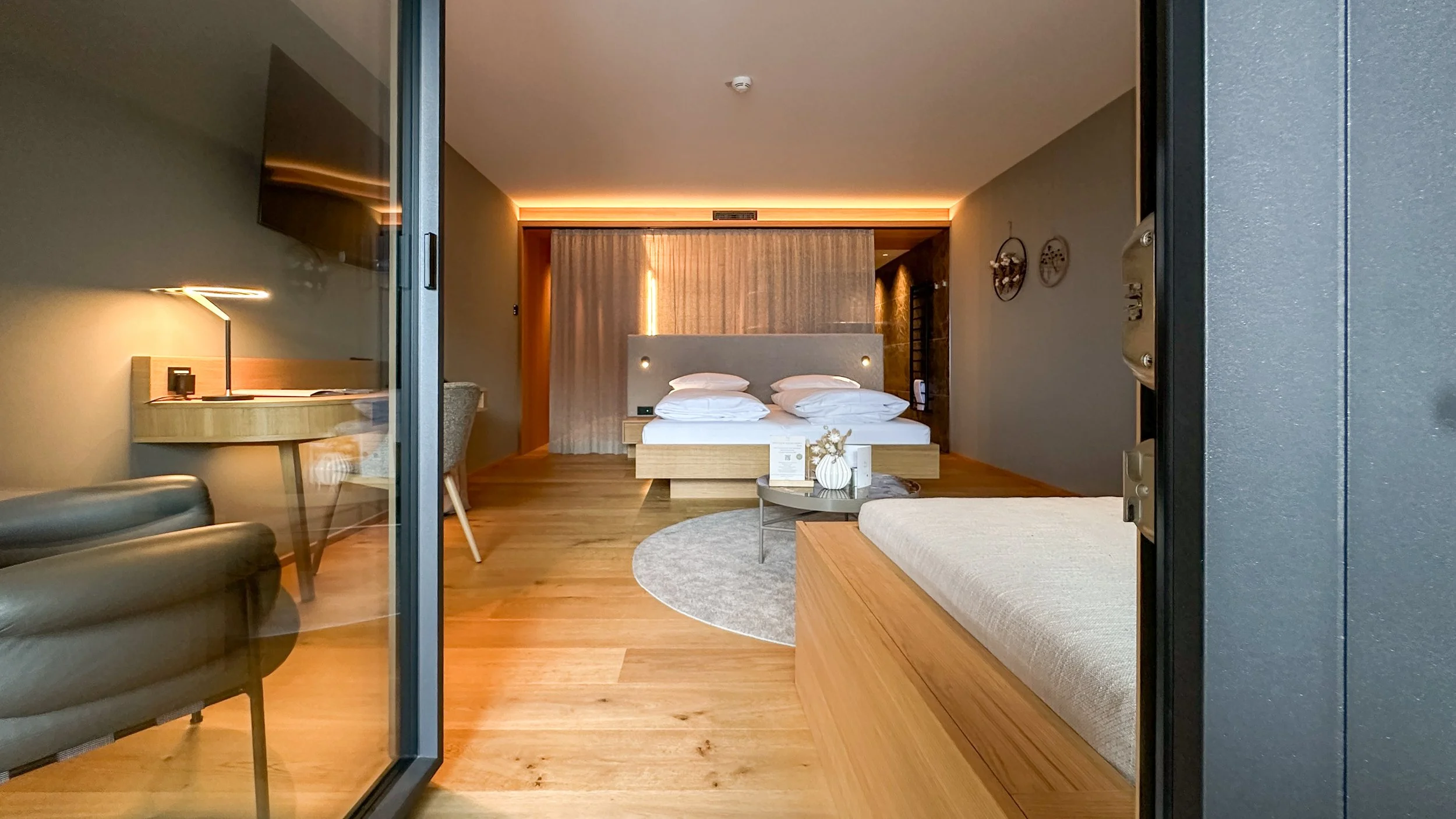 Hotel Nesslerhof Grossarl  “Lebensfreude” Double Room. Image: Ben Schmidt.