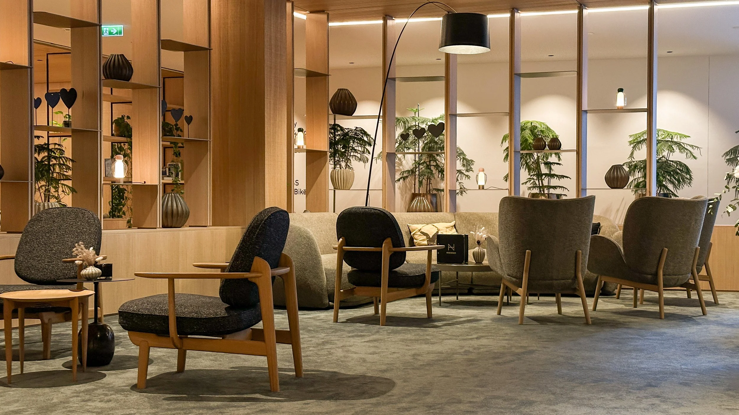 Lounge in the Hotel Nesslerhof Grossarl in the Austrian Alps. Image: Ben Schmidt.
