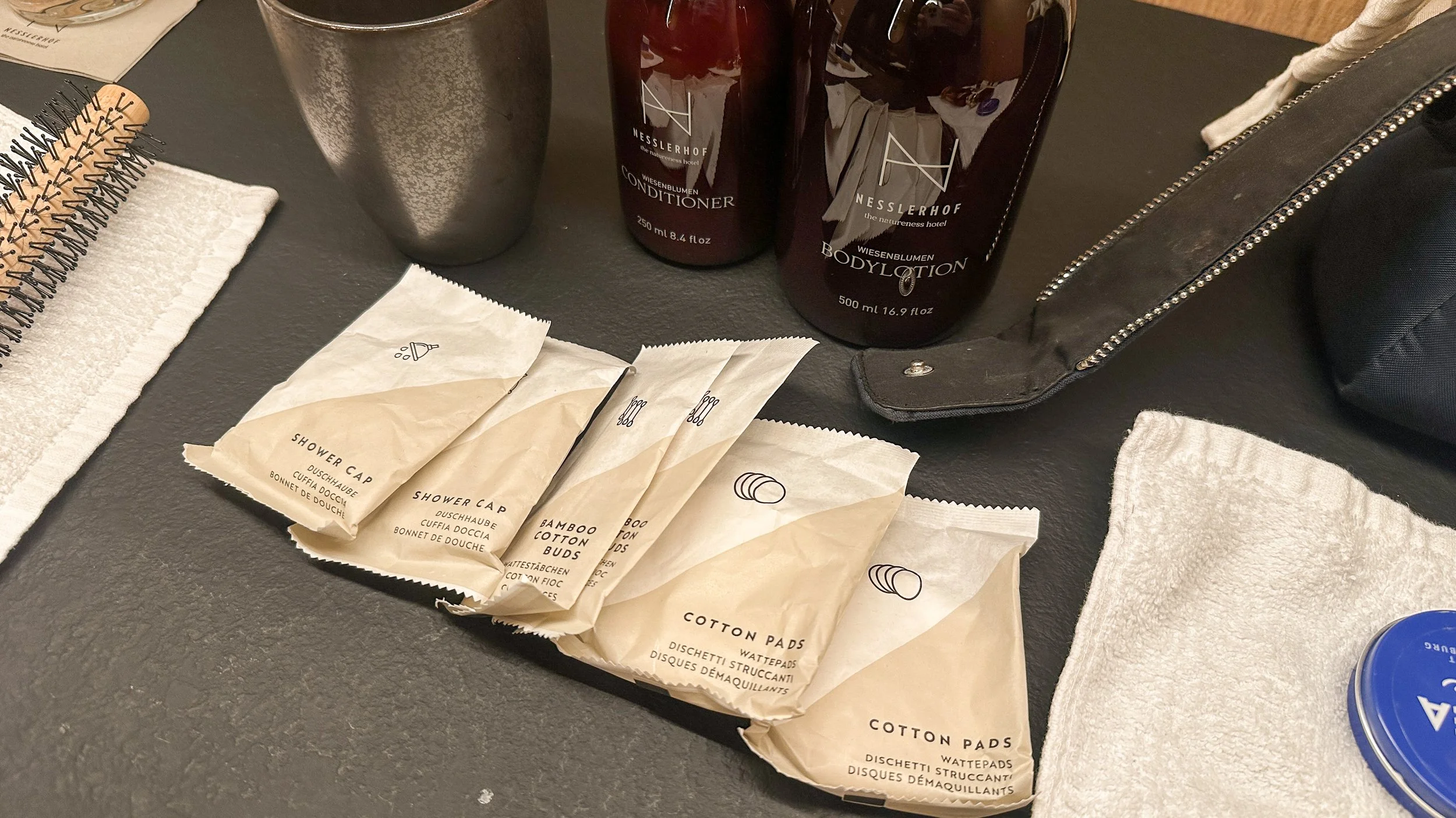 Amenities at Hotel Nesslerhof Großarl in the Austrian Alps. Image: Ben Schmidt.