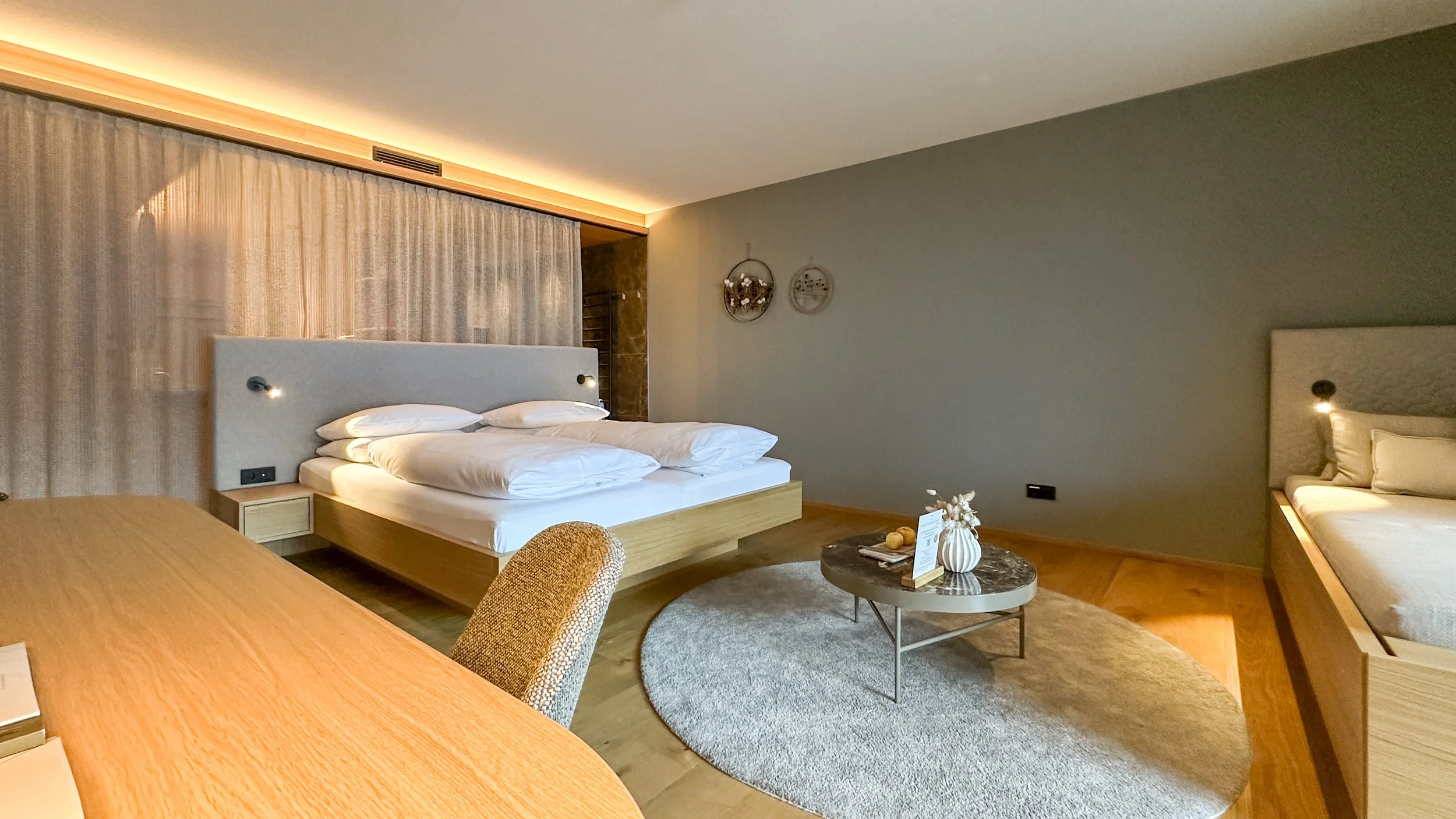 Hotel Nesslerhof Grossarl  “Lebensfreude” Double Room. Image: Ben Schmidt.