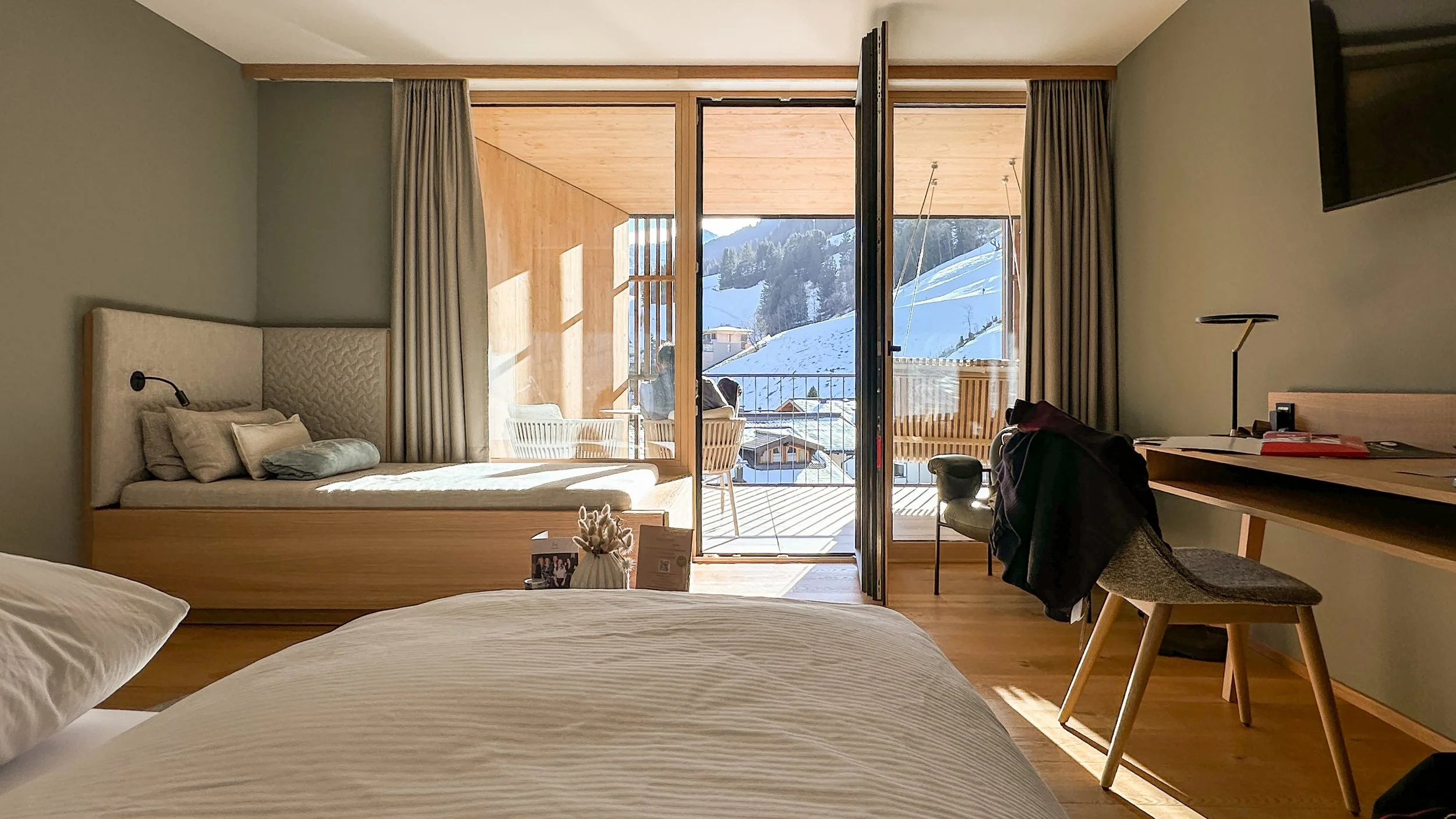 Hotel Nesslerhof Grossarl  “Lebensfreude” Double Room. Image: Ben Schmidt.