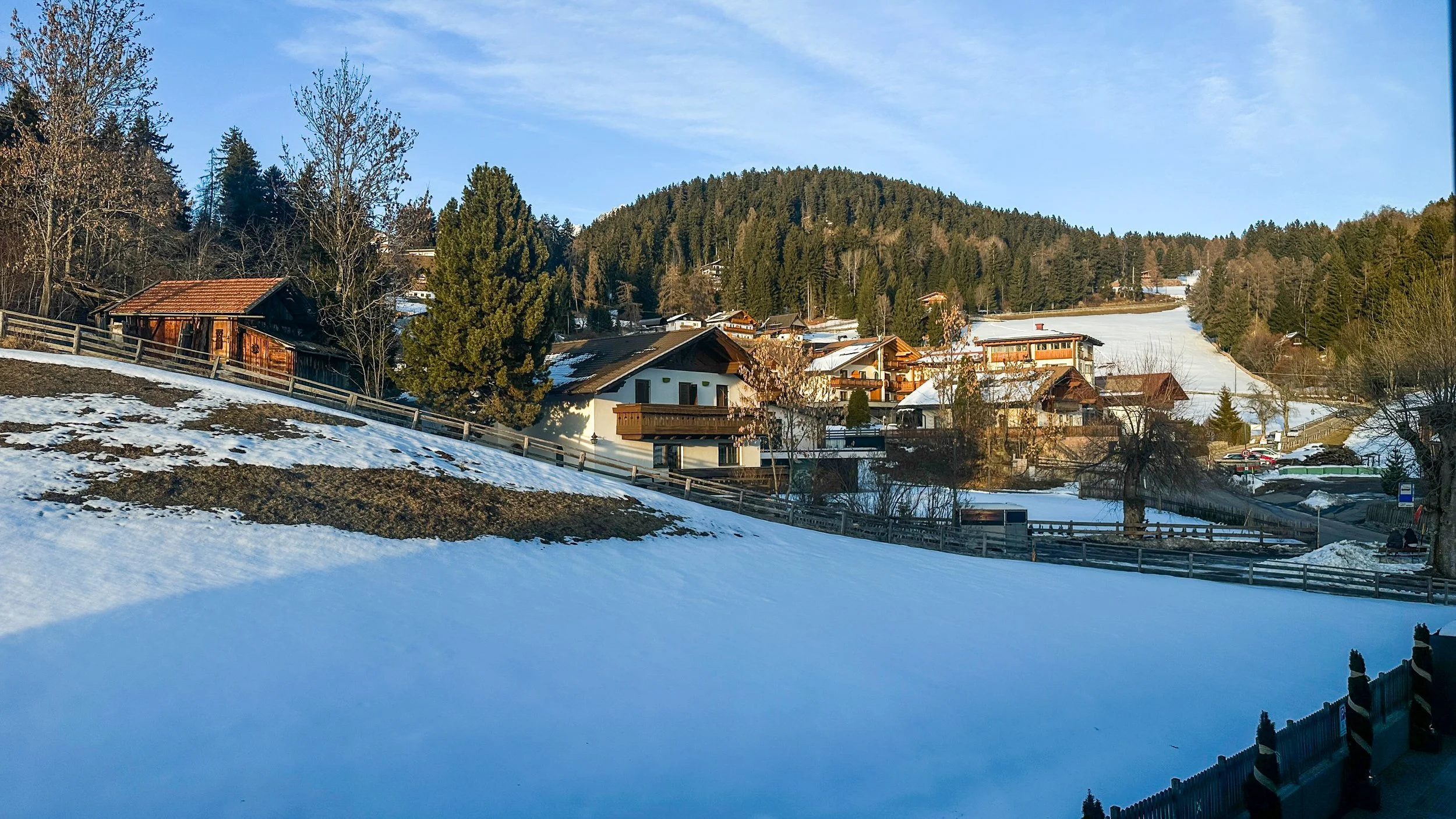 Chalet Mirabell’s neighborhood, Hafling or Avelengo. Image: Ben Schmidt.