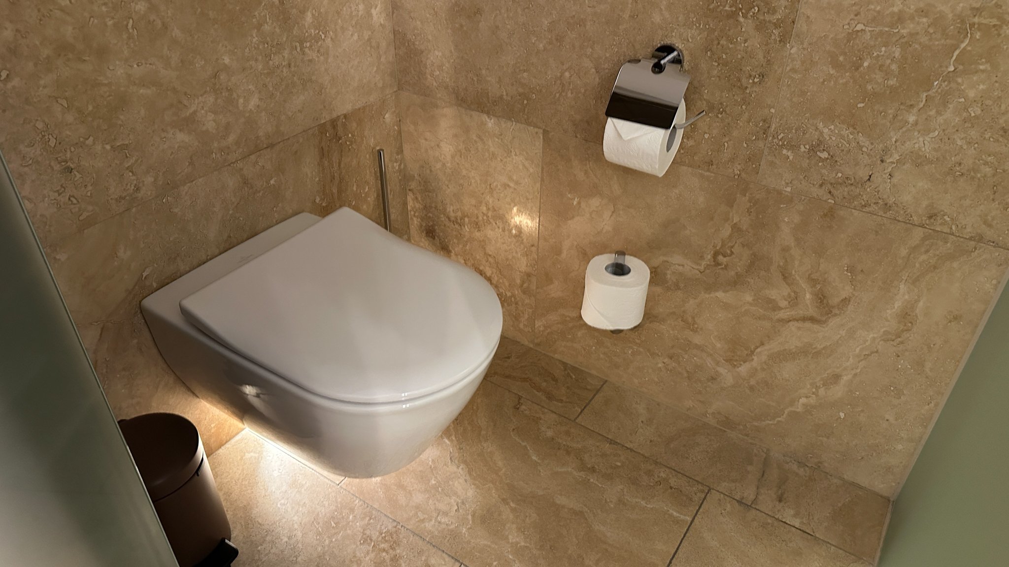 Grand Hotel Kempinski Riga Junior Suite Bathroom toilet. Image: Ben Schmidt.